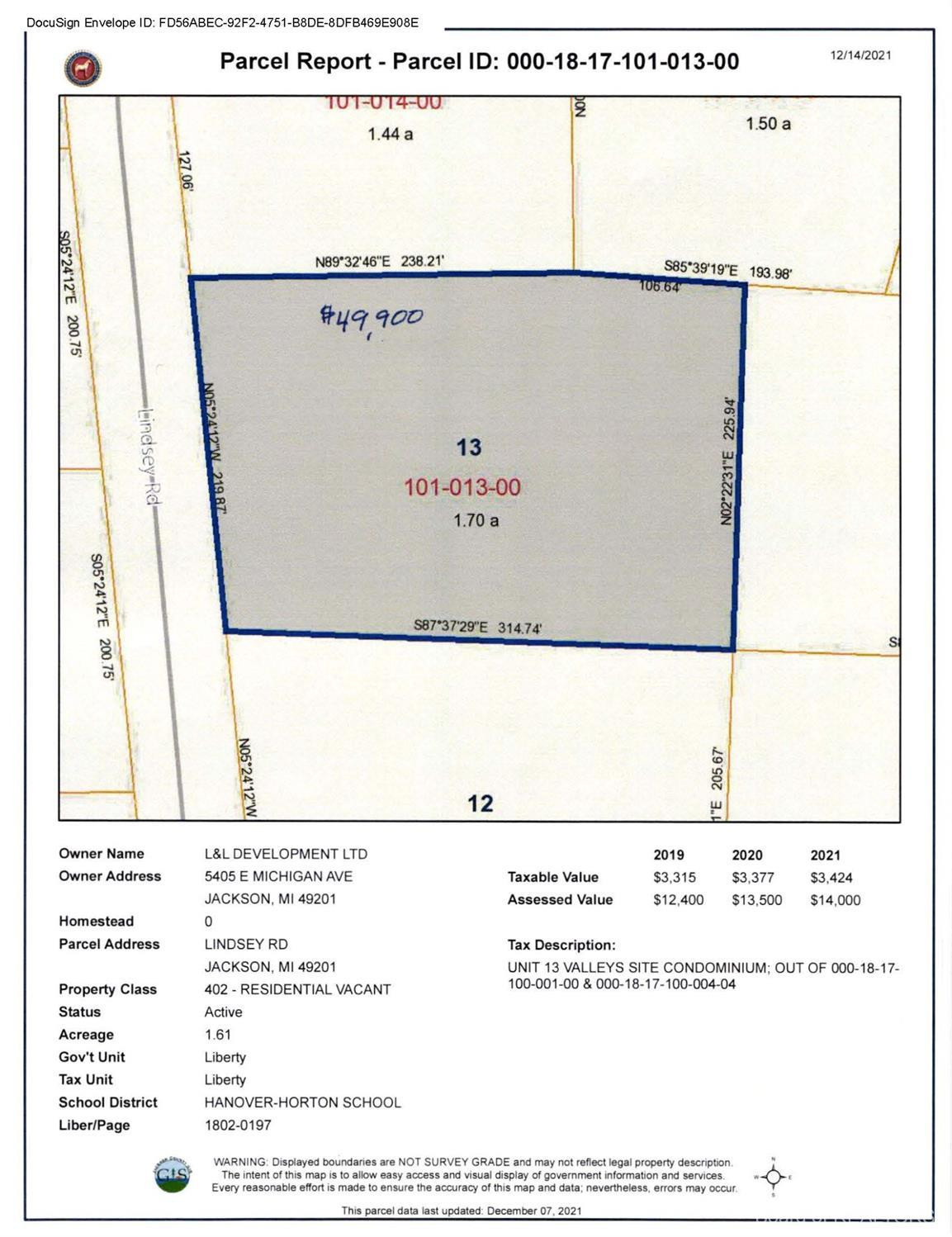 0 Lindsey Road, Unit 13 Jackson, MI 49201 - Photo 2 of 2 Photo 2