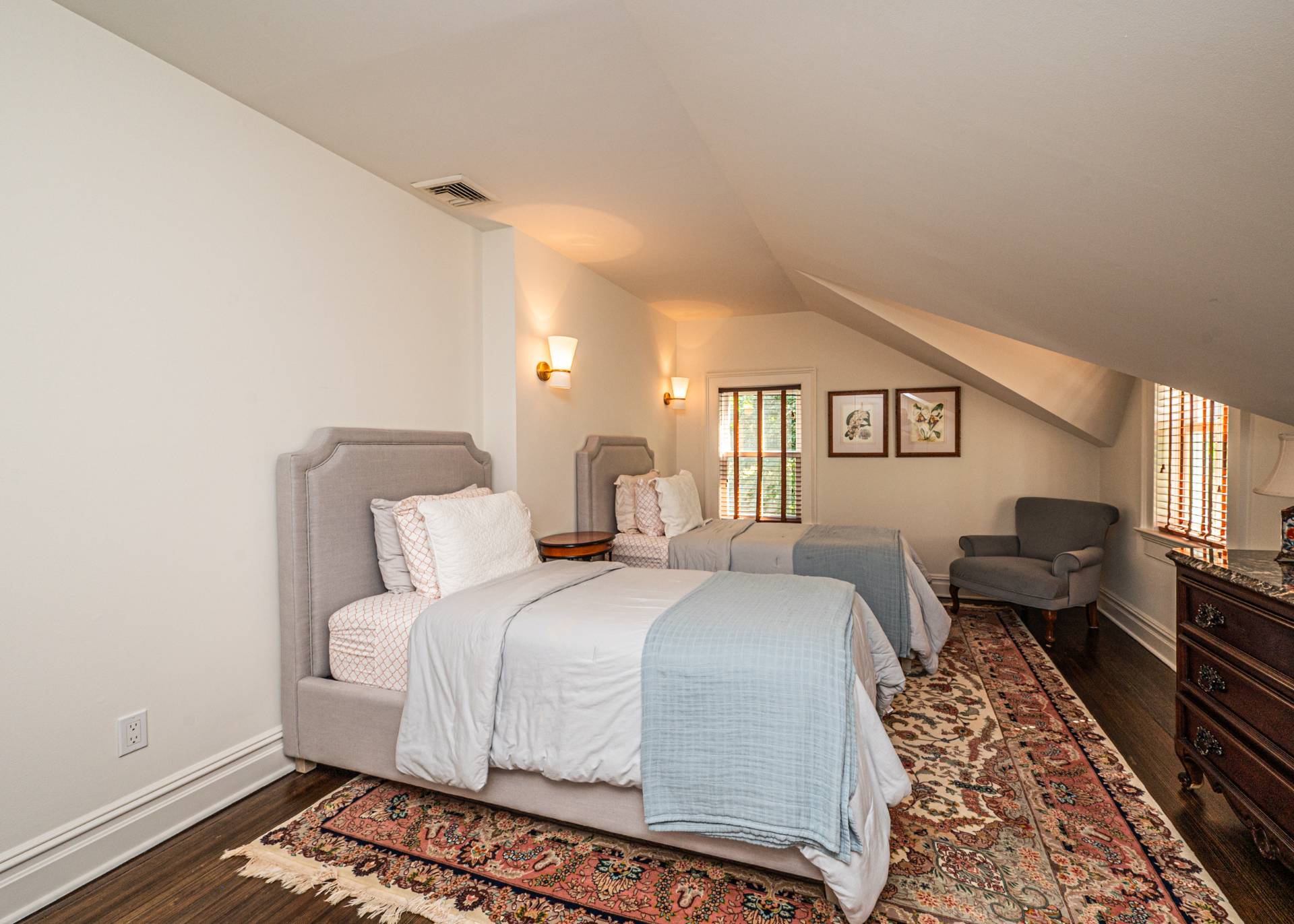92 South Country Road Remsenburg-Speonk, NY 11960 - Photo 20 of 30 a bedroom with a bed and wooden floor