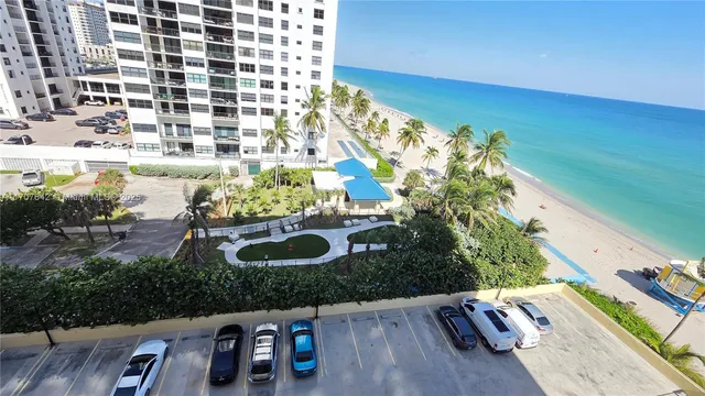 a view of a city with tall buildings