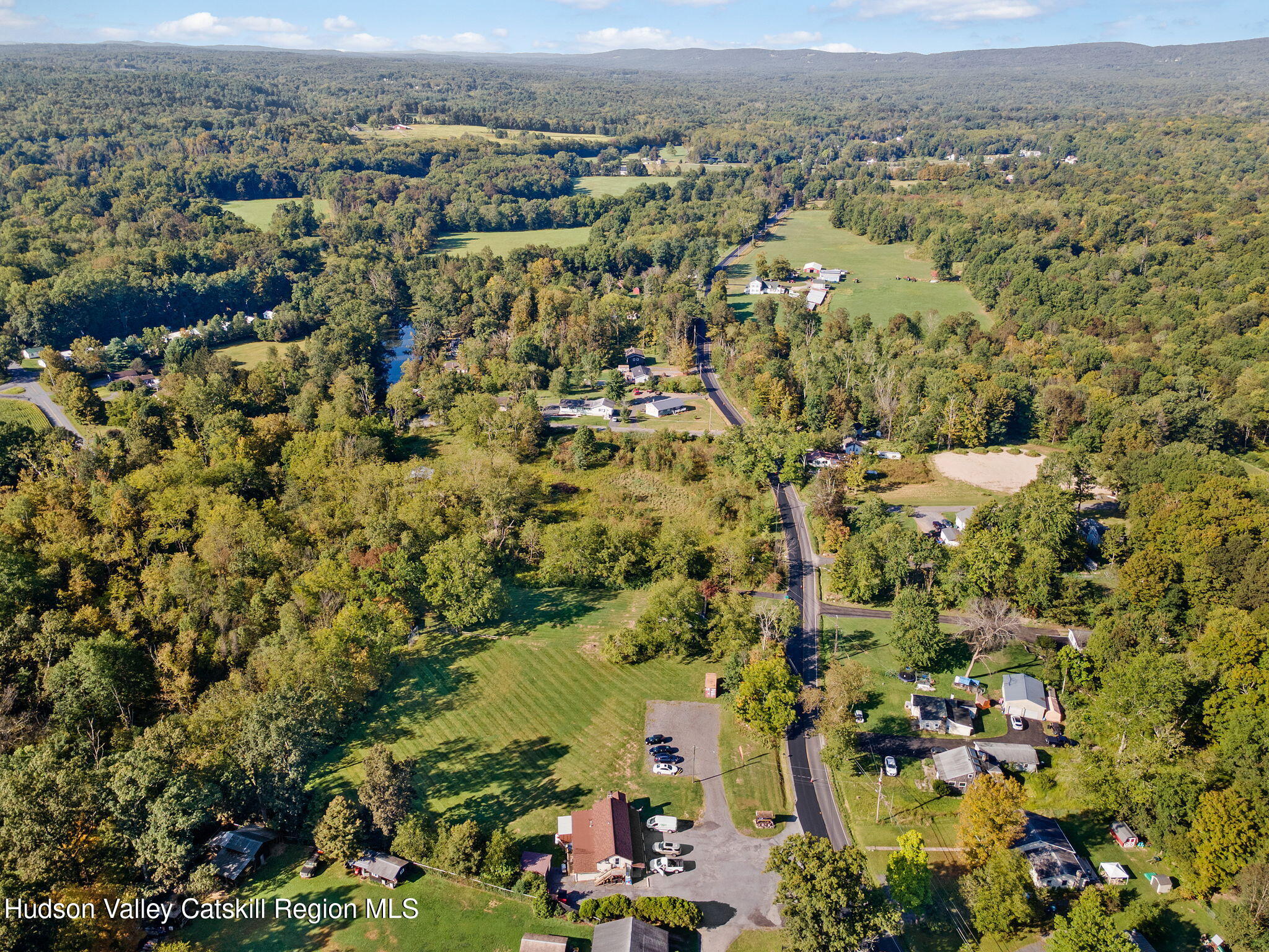 1218 Burlingham Road Pine Bush, NY 12566 - Photo 24 of 28 an aerial view of residential houses with outdoor space