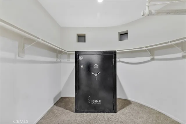 a view of a glass door