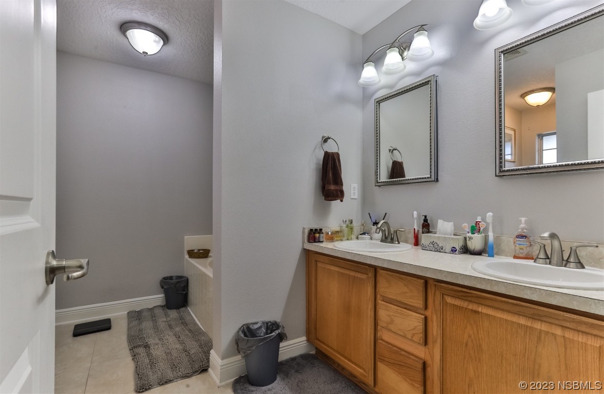 811 Star Reef Lane Edgewater, FL 32132 - Photo 22 of 35 a bathroom with a sink and a mirror