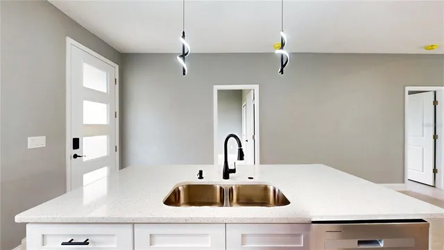 a close view of sink and tap