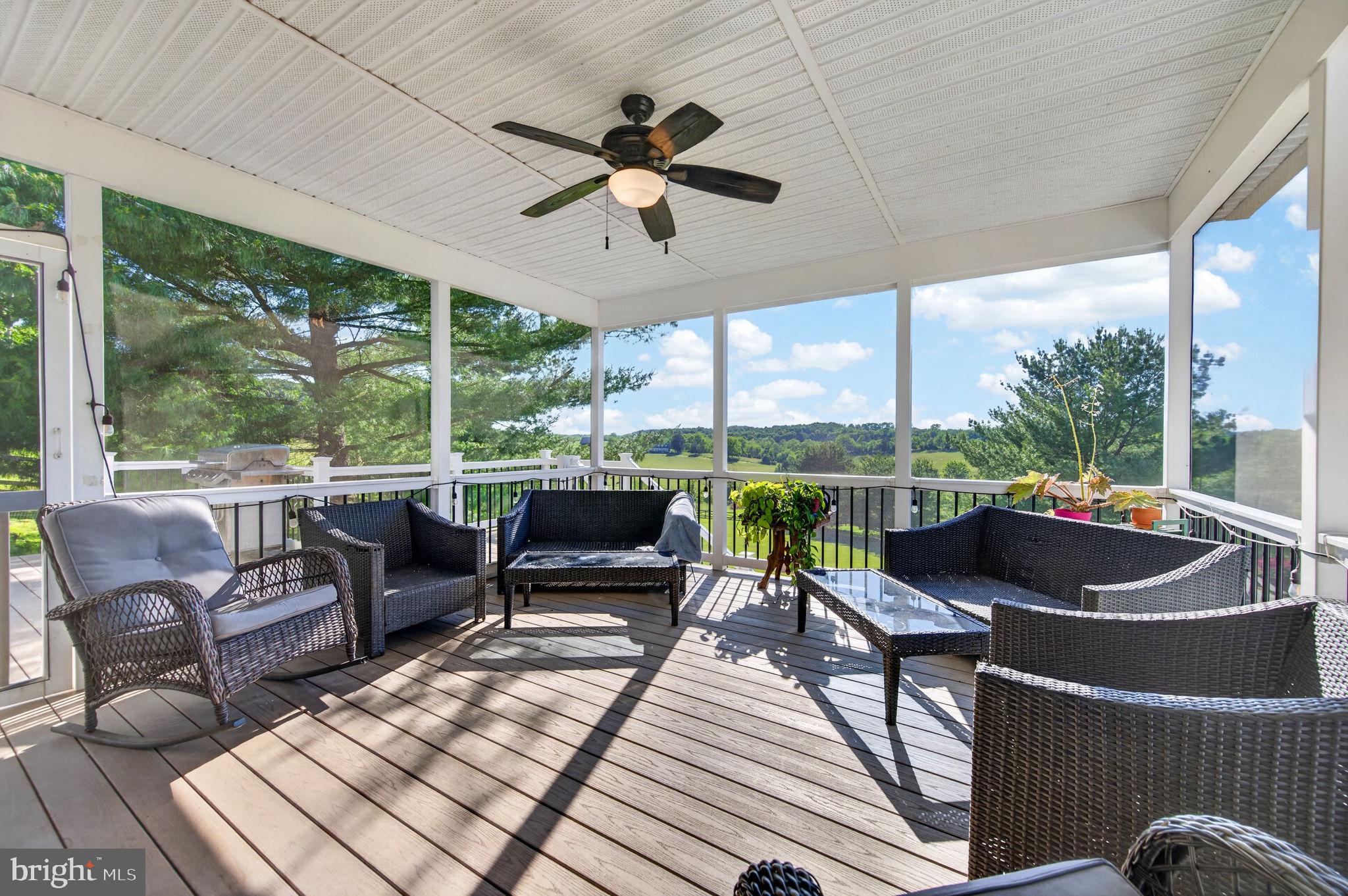 8840 Mapleville Road Mount Airy, MD 21771 - Photo 73 of 106 screened-in Trex deck built in 2020