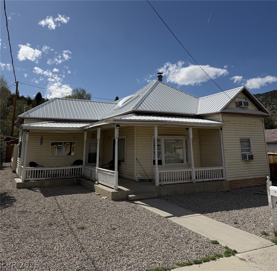 735 Canyon Street Ely, NV 89301 - Photo 1 of 19 This charming residence features a broad front porch, offering a welcoming facade.