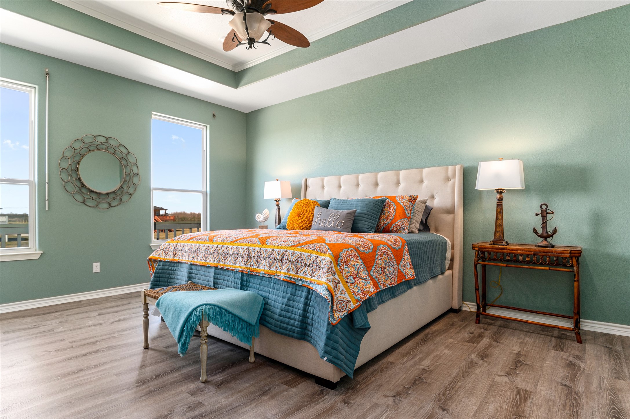 200 Mobile Crystal Beach, TX 77650 - Photo 27 of 49 a bedroom with a bed and window