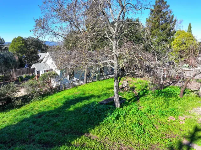 a view of yard with green space