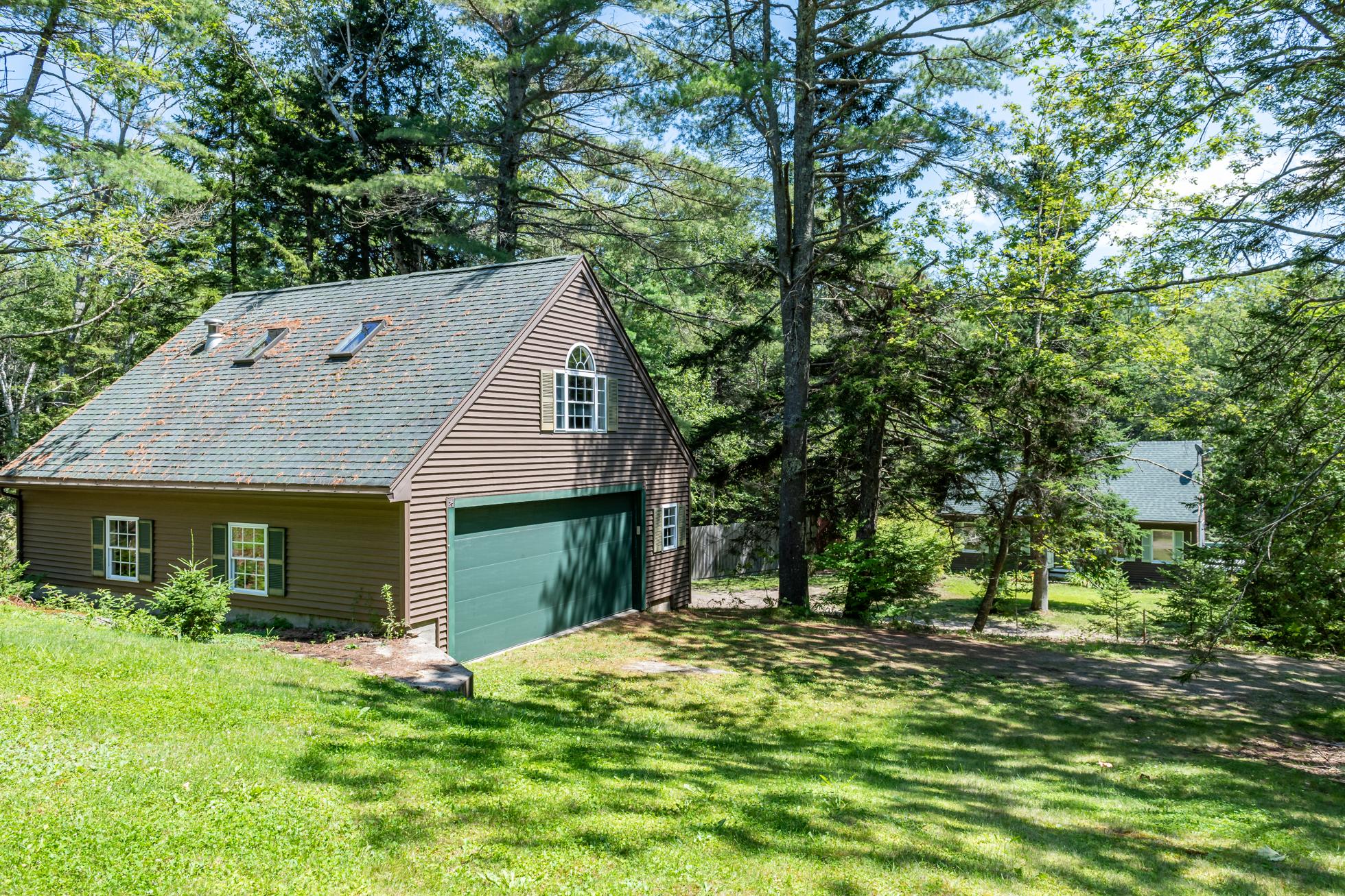 18 Upper Rich Cove Road Harpswell, ME 04079 - Photo 51 of 72 Garage (w Bonus Rm) and House