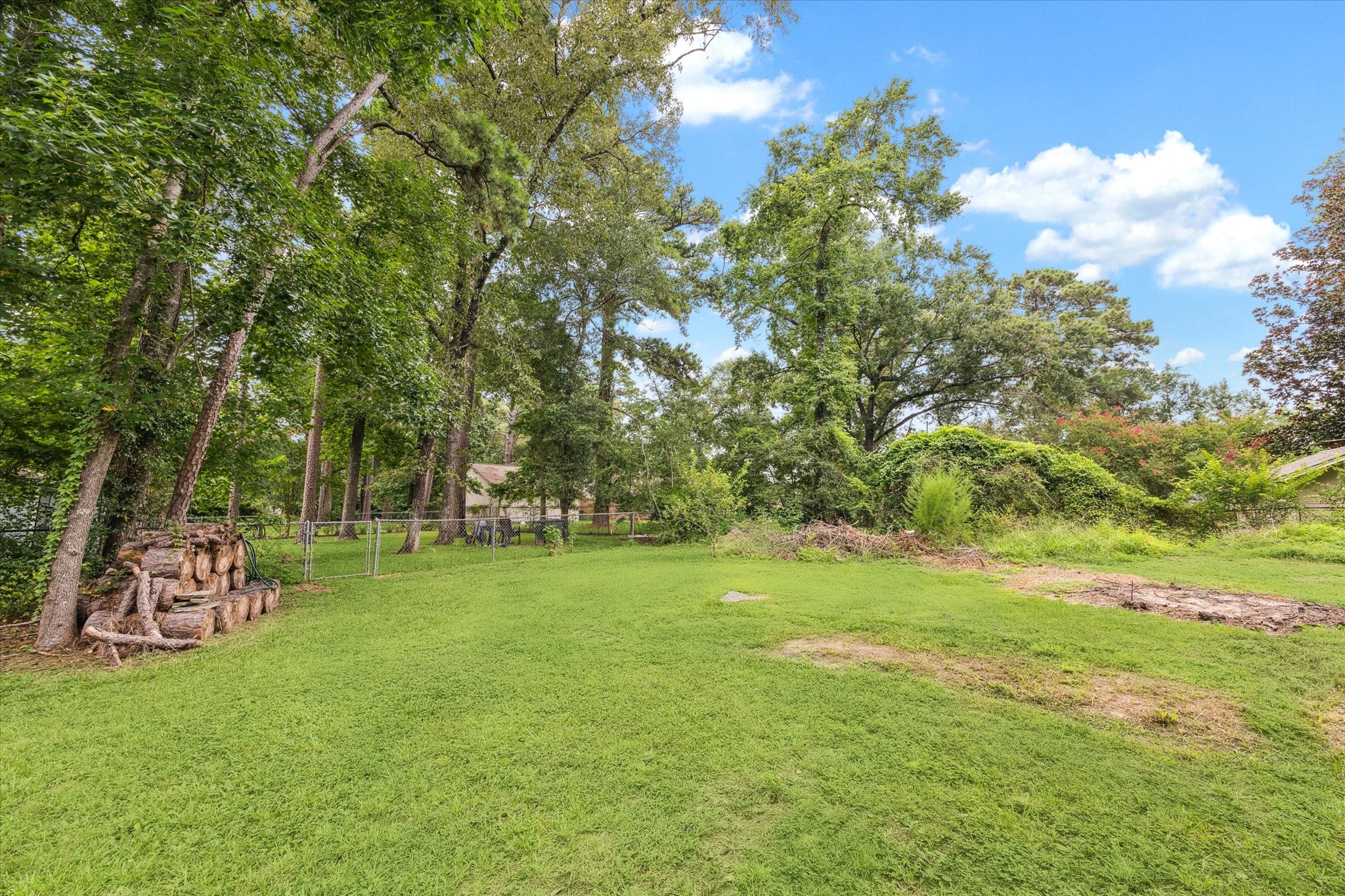 23818 Pin Oak Drive Spring, TX 77389 - Photo 6 of 31 Beyond the pool, the large backyard offers even more green space for gardening, pets, or a future guest house or play area.