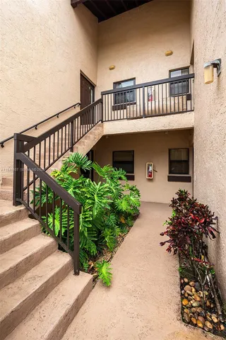 a front view of a house with balcony
