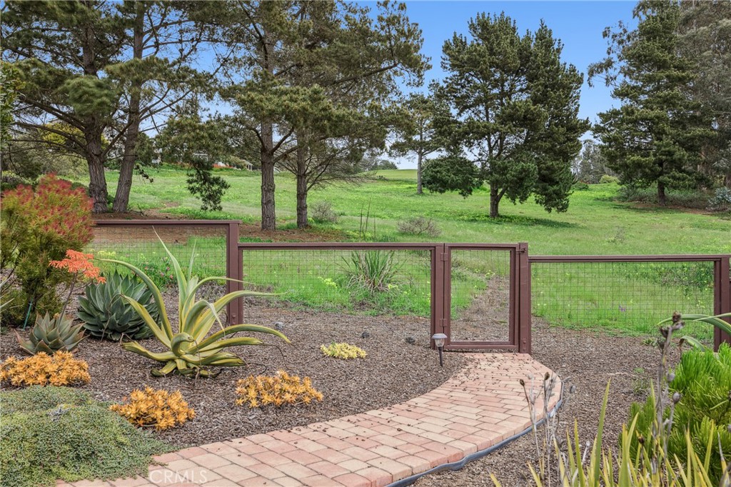 280 Kern Avenue Morro Bay, CA 93442 - Photo 41 of 54 a view of a backyard with garden and patio