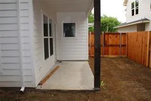 a view of wooden fence