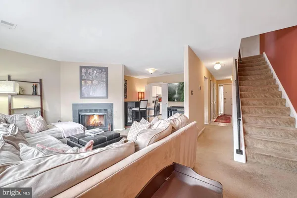 a view of balcony with furniture