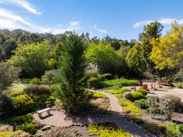 a view of a lake with outdoor space