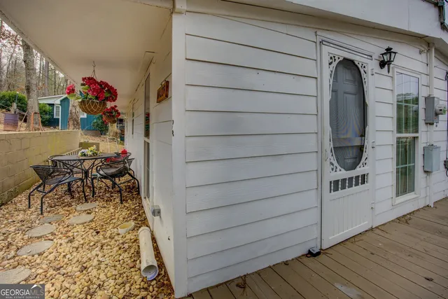 a view of storage and utility room