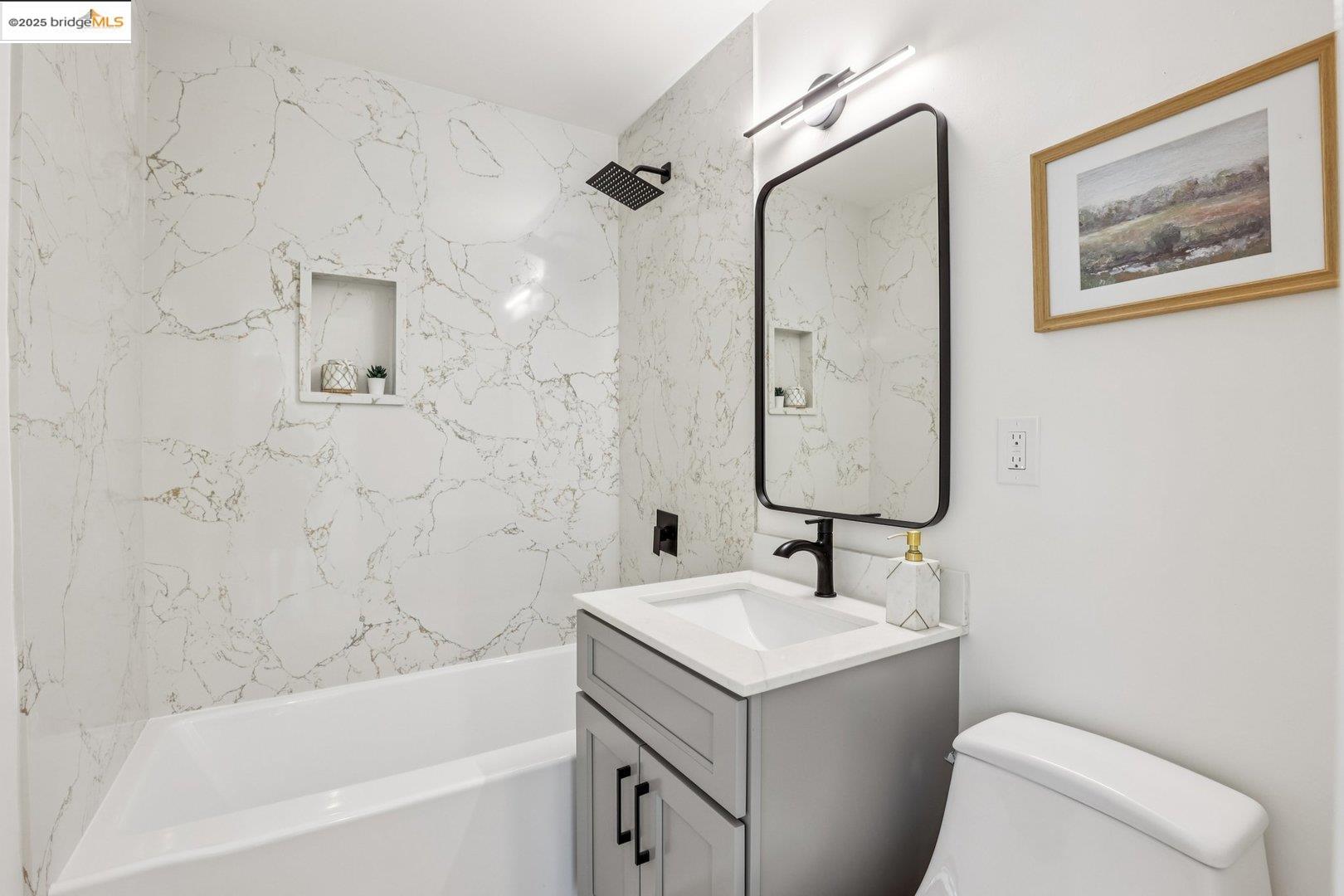 4185 Huckleberry Drive Concord, CA 94521 - Photo 23 of 33 a bathroom with a sink toilet and shower