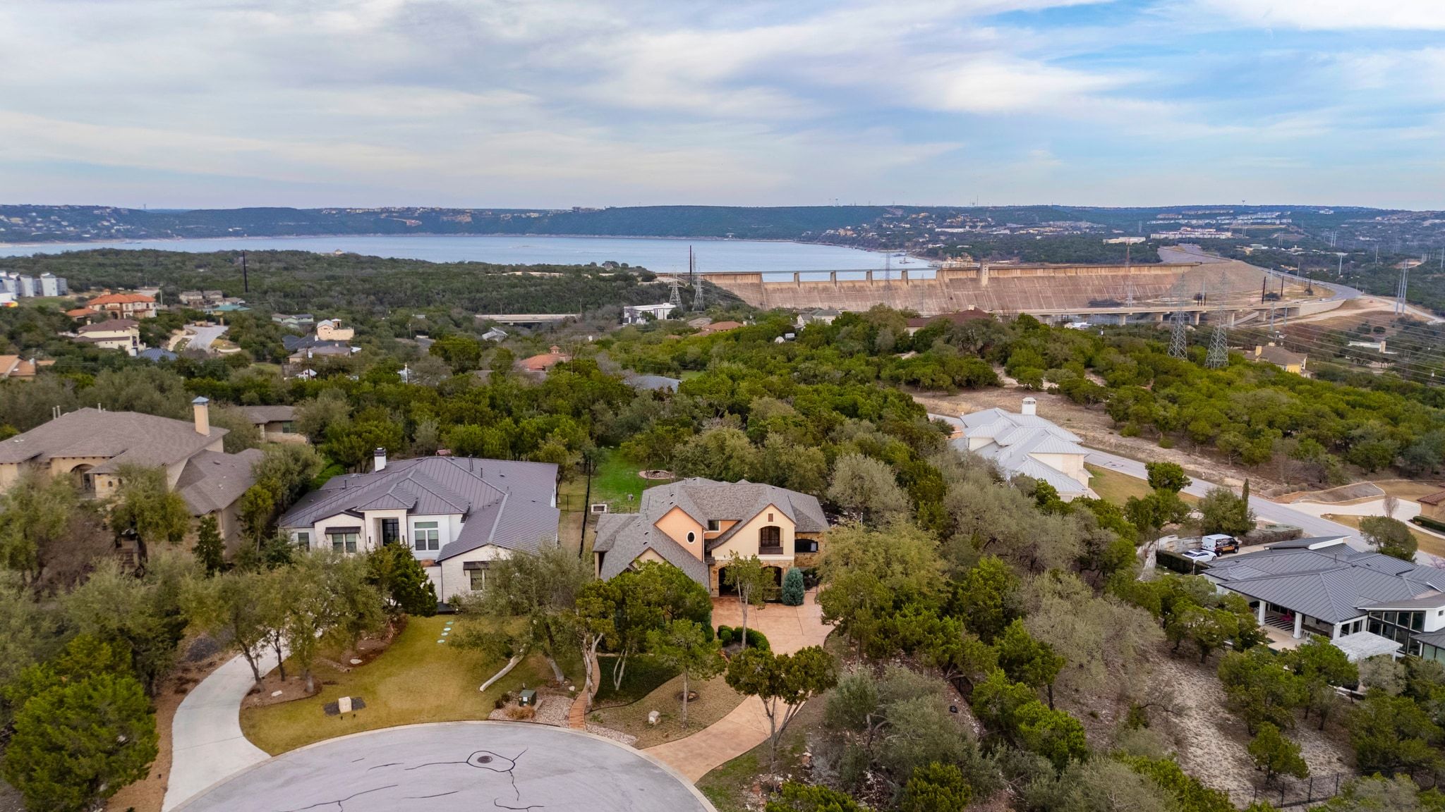 3701 Copper Ridge Court Austin, TX 78734 - Photo 29 of 30 an aerial view of multiple house