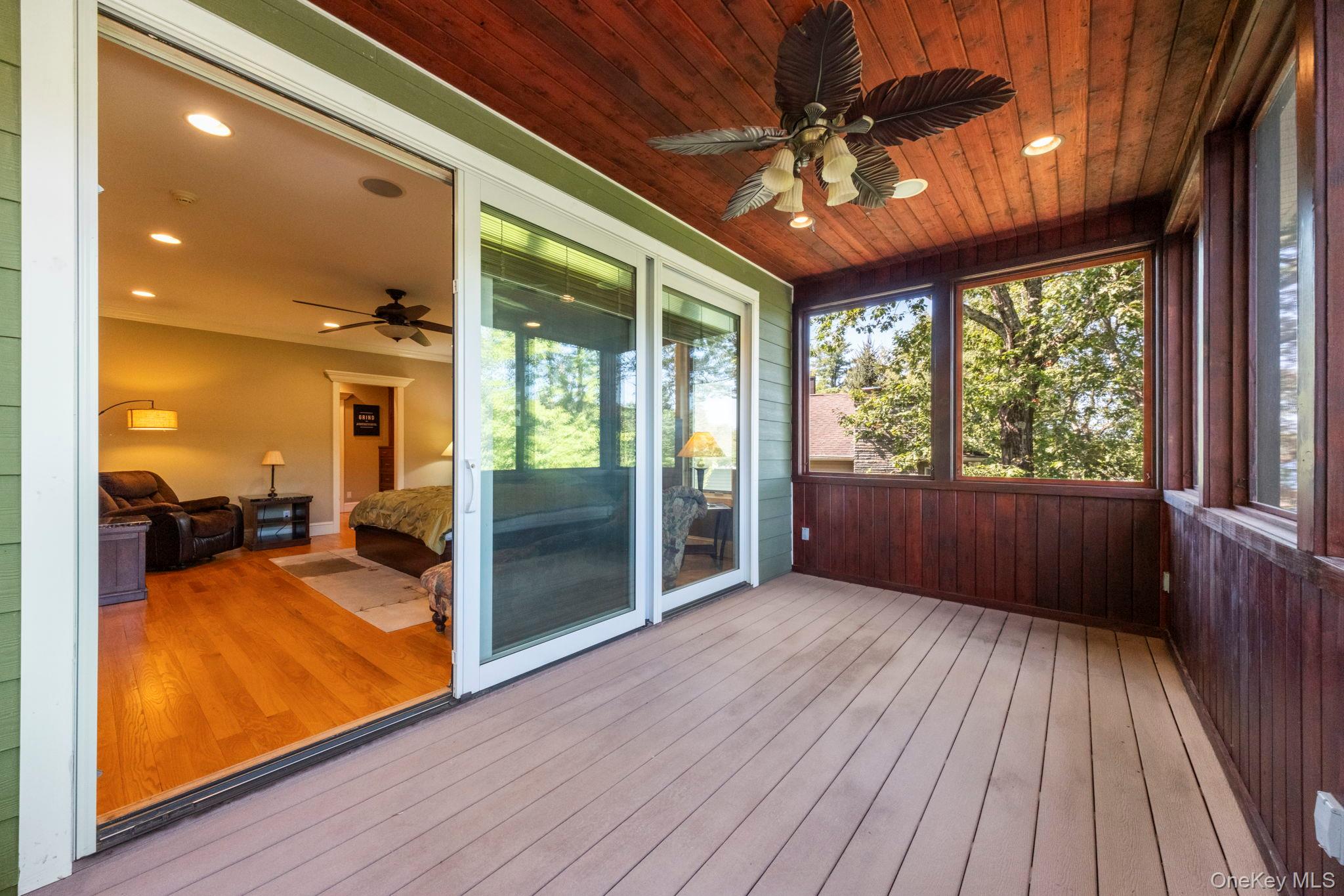 62 Middletown Point Road Rock Hill, NY 12775 - Photo 25 of 42 a view of a living room and a balcony