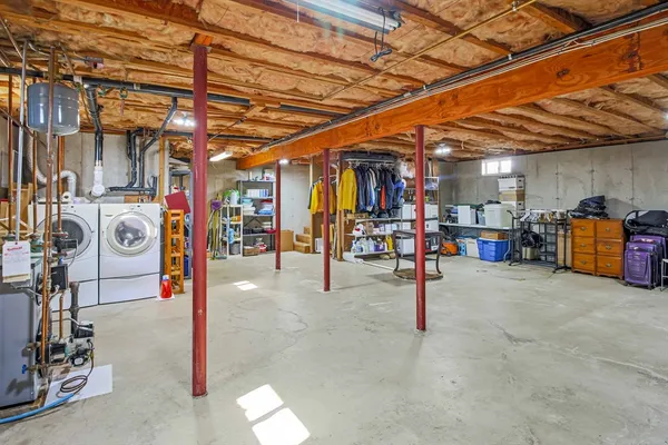 a view of storage and utility room