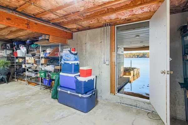 a view of storage and utility room