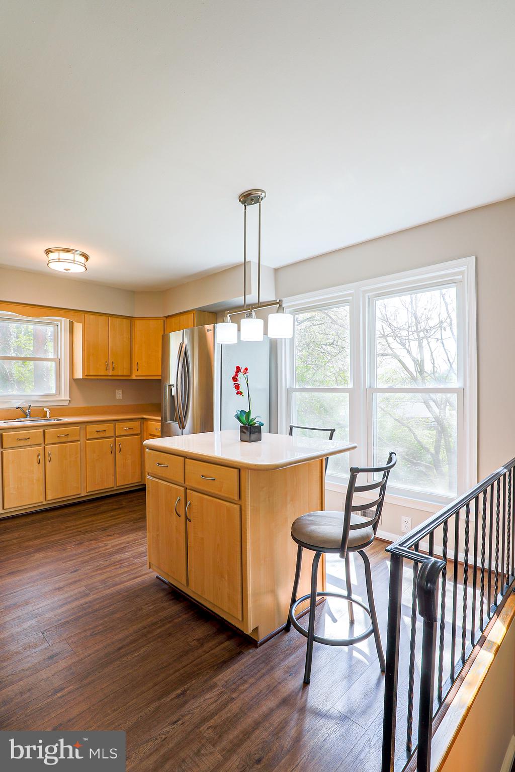 319 Summit Hall Road Gaithersburg, MD 20877 - Photo 9 of 58 Kitchen segues to living and dining rooms!
