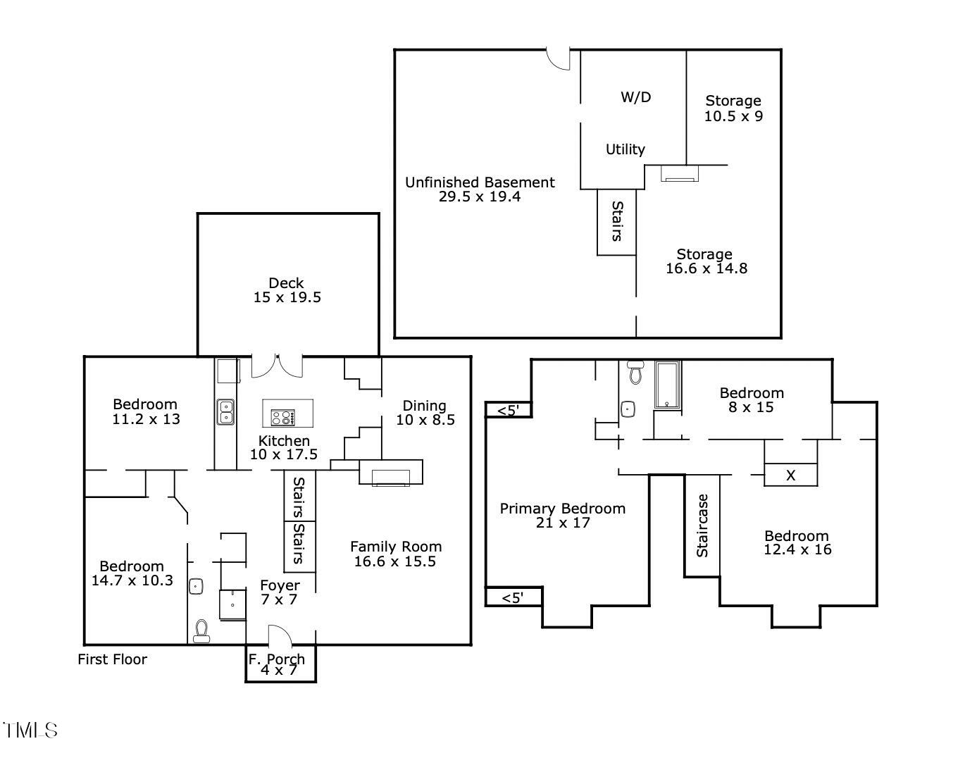 2715 Augusta Drive Durham, NC 27707 - Photo 60 of 60 Floor plan