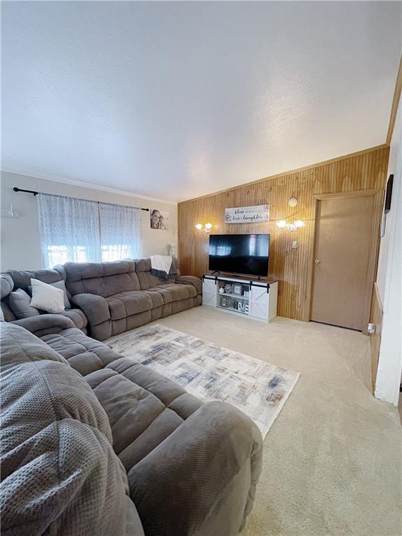 121 Mountain View Drive Berlin, PA 15530 - Photo 6 of 36 a living room with furniture and a flat screen tv