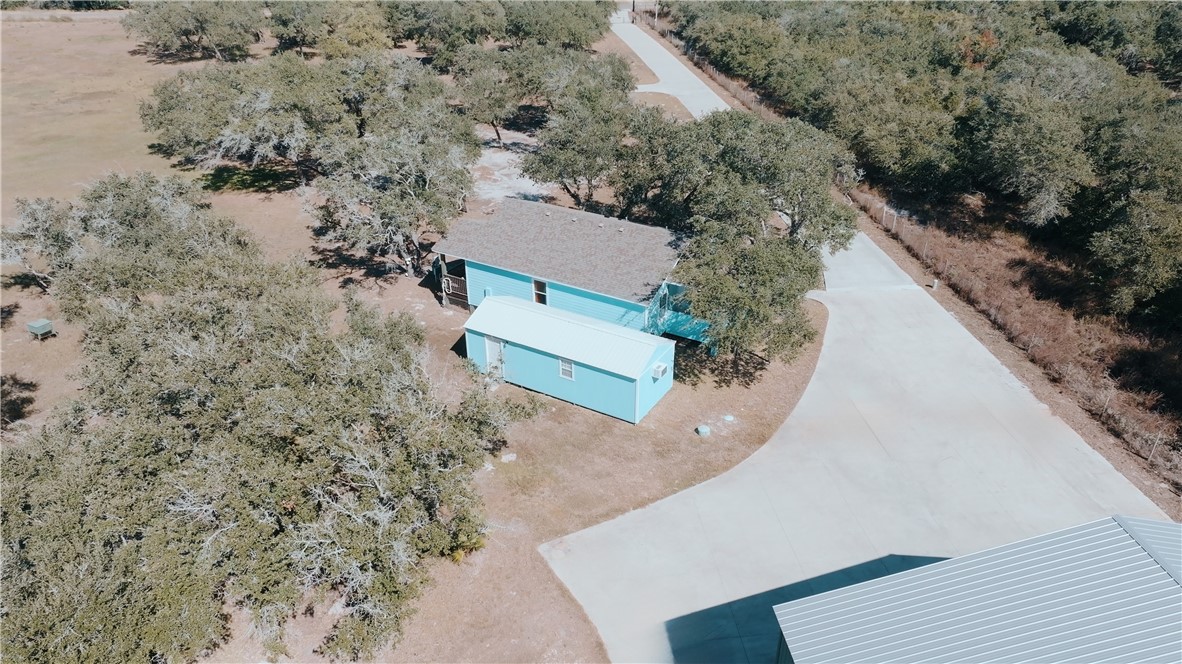 2102 Prairie Road Rockport, TX 78382 - Photo 23 of 26 an aerial view of house with yard