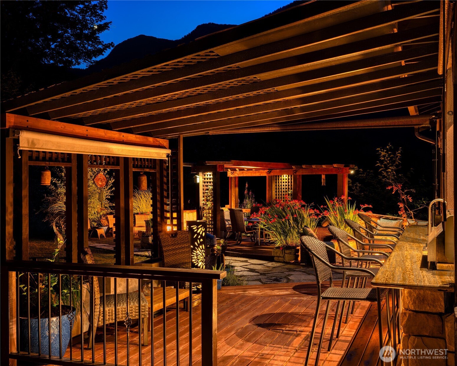 15305 Index-Galena Road Index, WA 98256 - Photo 25 of 38 a view of a chairs and table in the patio