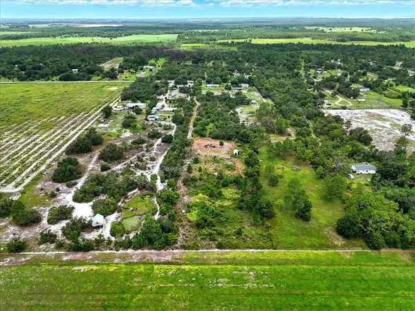 a view of a green field