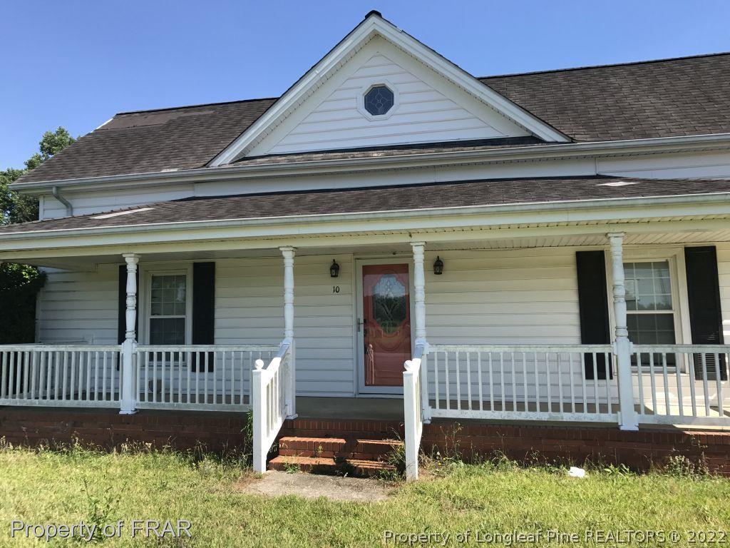 front view of a house with a porch