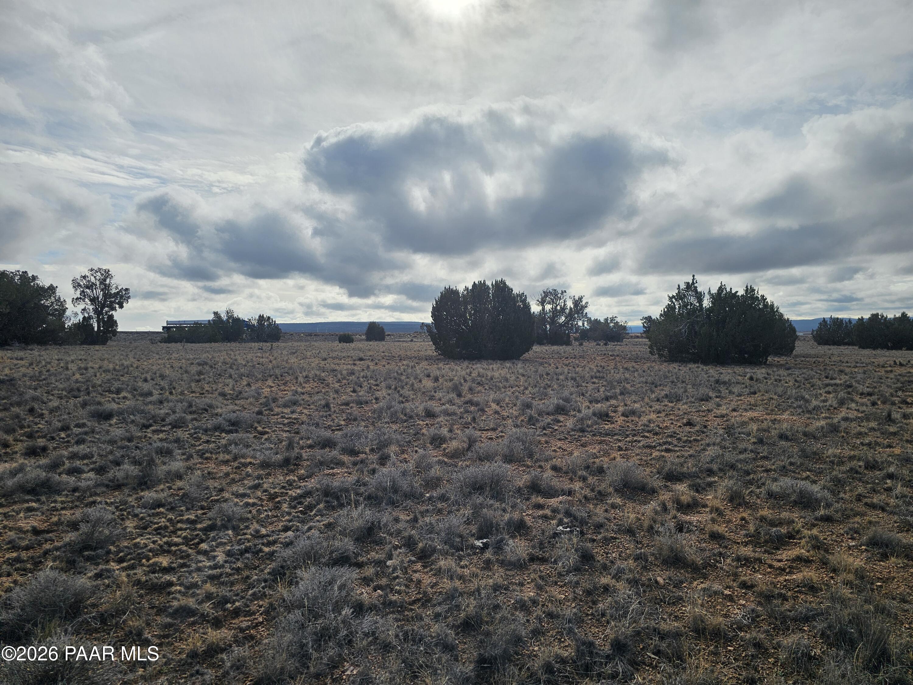 27555 Fort Rock Road Seligman, AZ 86337 - Photo 6 of 14 a view of a dry yard with wooden fence