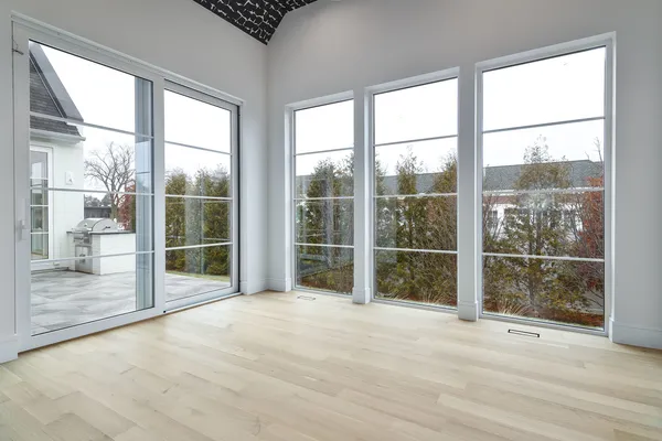 a spacious bathroom with a bathtub sink and mirror