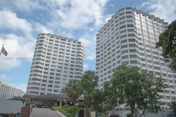 a front view of a building