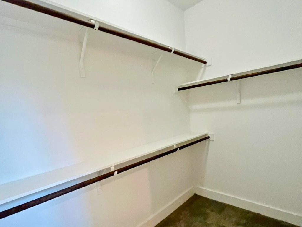 1145 Shady Lane, Unit 1A Austin, TX 78721 - Photo 5 of 25 Primary Closet – Spacious walk-in closet offering generous hanging and storage space.
