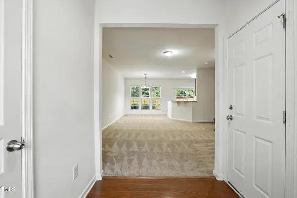 a view of an empty room