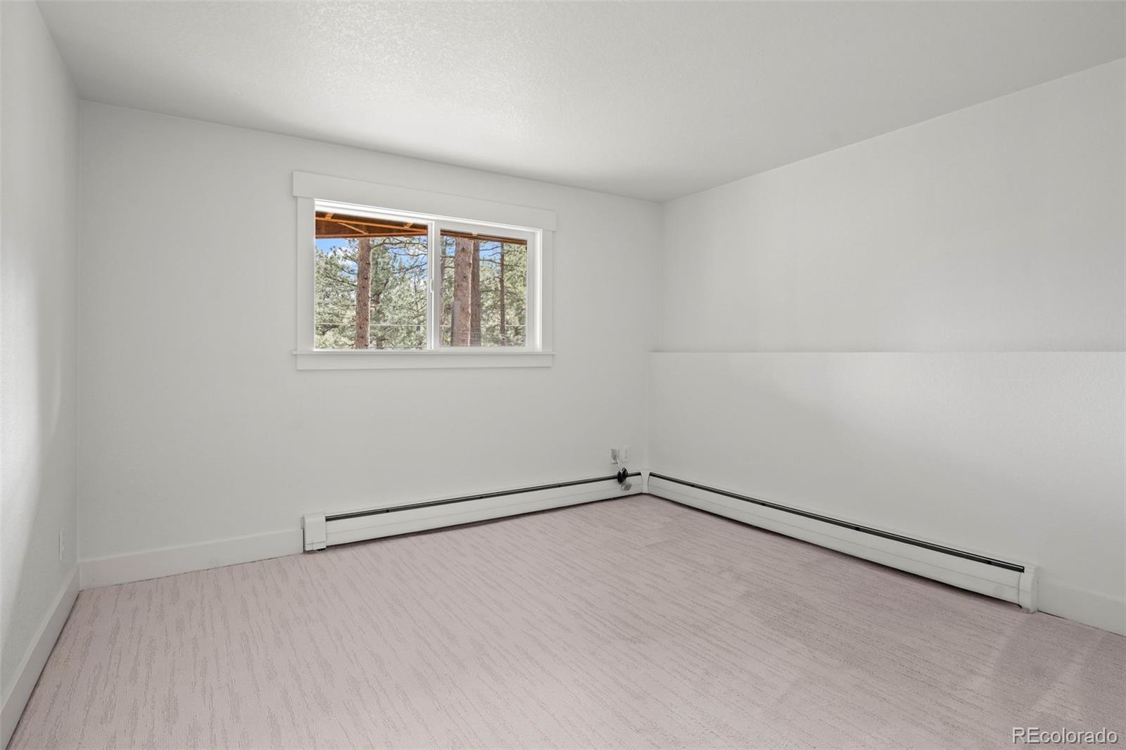 28877 Cedar Circle Evergreen, CO 80439 - Photo 24 of 30 wooden floor in an empty room with a window