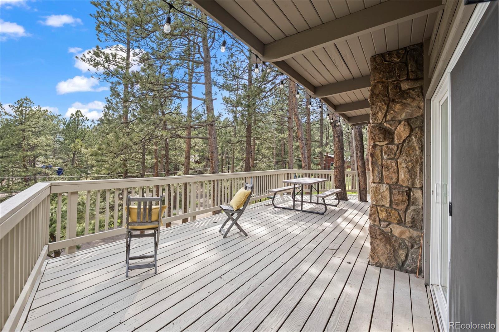 28877 Cedar Circle Evergreen, CO 80439 - Photo 28 of 30 a view of balcony with chairs