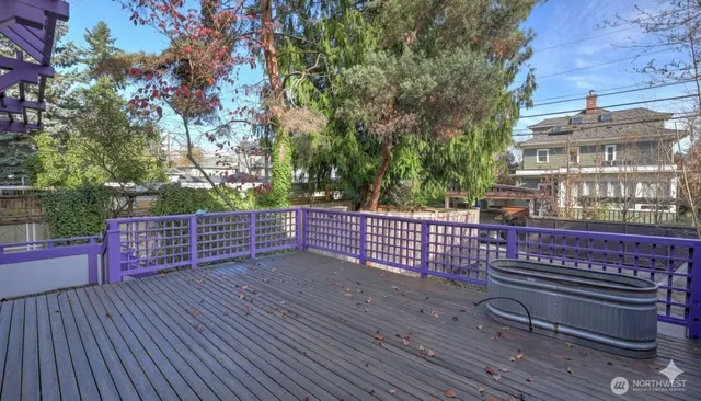 a view of a roof deck
