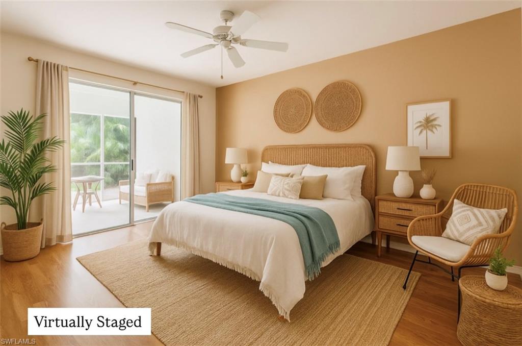 443 Crossfield Circle, Unit 74 Naples, FL 34104 - Photo 15 of 45 a bedroom with a bed and a window