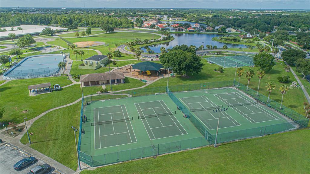 1832 Wimbledon Street Kissimmee, FL 34743 - Photo 31 of 39 a view of a tennis court