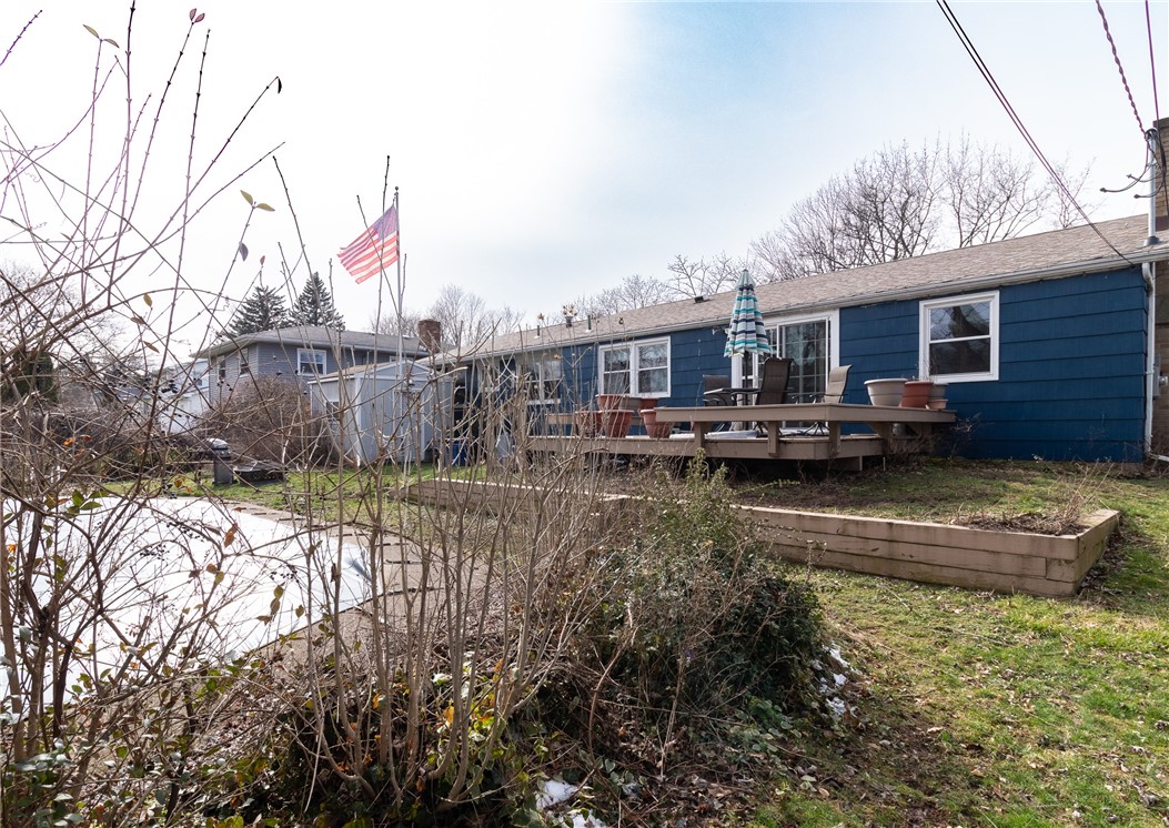 208 Eileen Drive Greece, NY 14616 - Photo 14 of 15 Winter view of the Back of the House. Fully Fenced