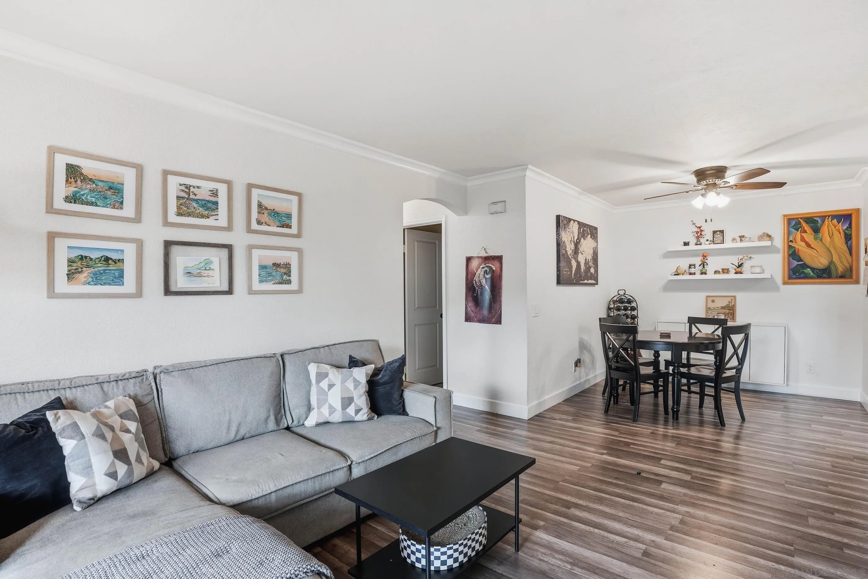 1423 Graves Avenue, Unit 240 El Cajon, CA 92021 - Photo 7 of 25 a living room with furniture and wooden floor