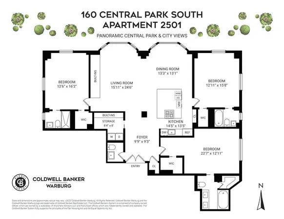 $50,000 | 160 Central Park South, Unit 2501 | Central Park South