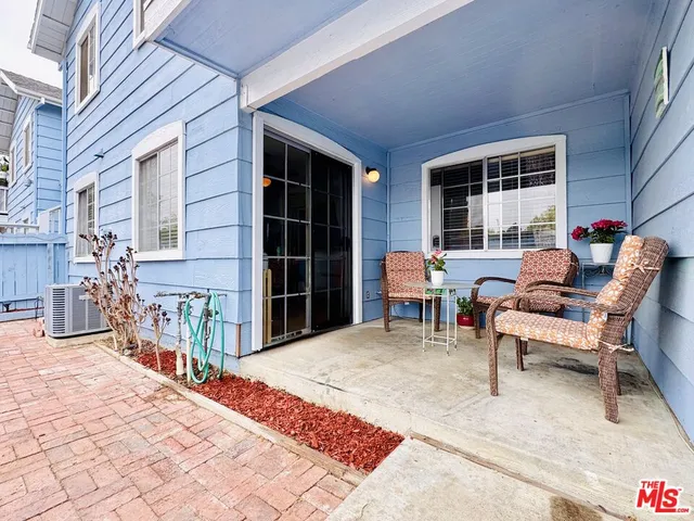 a outdoor space view with a sitting space