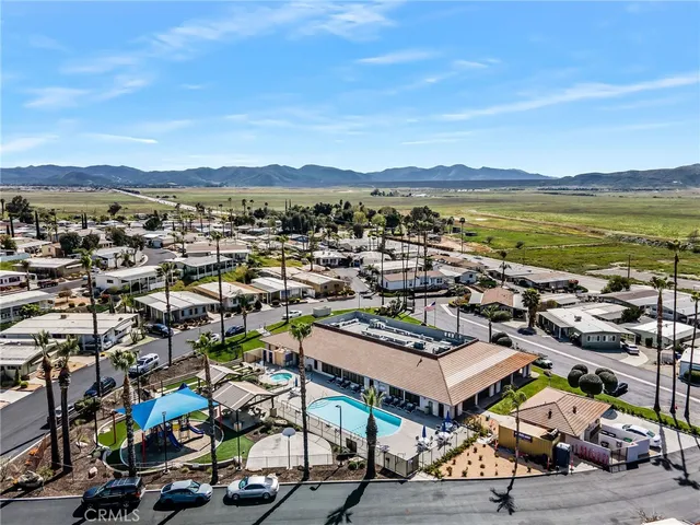 a view of city and mountain