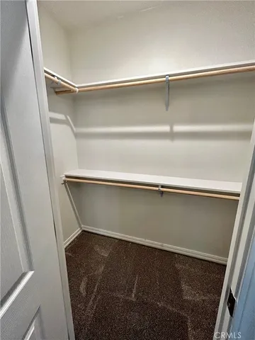 a close view of closet