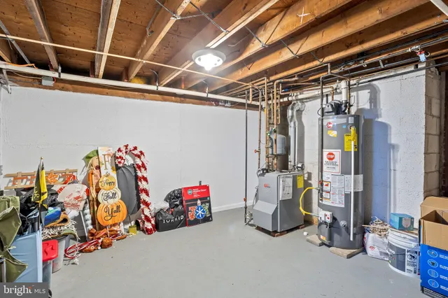 a view of storage and utility room