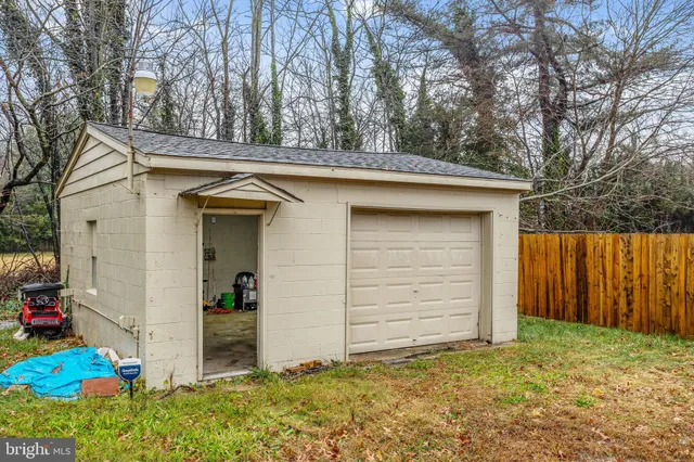 a view of a house with a garage