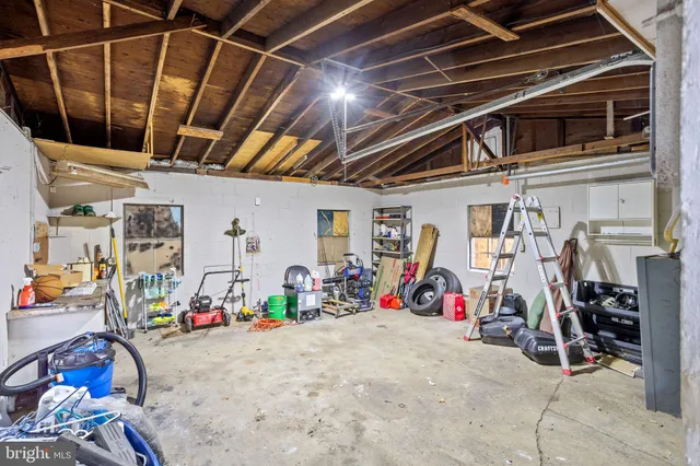 a view of storage and utility room